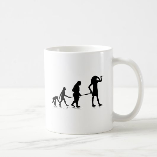 Menselijke evolutie_12 koffiemok (Rechts)