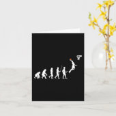 Menselijke evolutie Basketball Kaart (Gele Bloem)