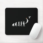 Menselijke evolutie Basketball Muismat (Met muis)