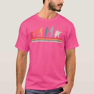 Menselijke evolutie lange afstand schieten over la t-shirt