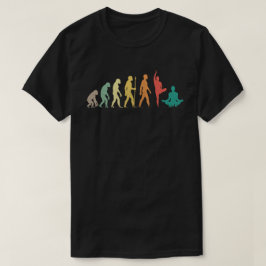Menselijke Evolutie Meditatie Yoga T-shirt