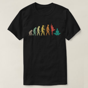 Menselijke Evolutie Meditatie Yoga T-shirt
