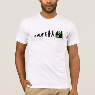 Menselijke evolutie: Pianist T-shirt