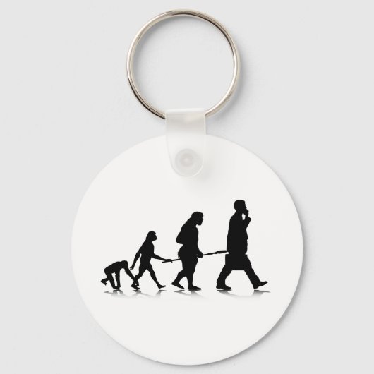 Menselijke evolutie sleutelhanger (Voorkant)