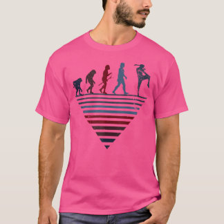 Menselijke Evolutie Strijder Muay Thai T-shirt