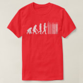 Menselijke evolutie t-shirt (Design voorkant)