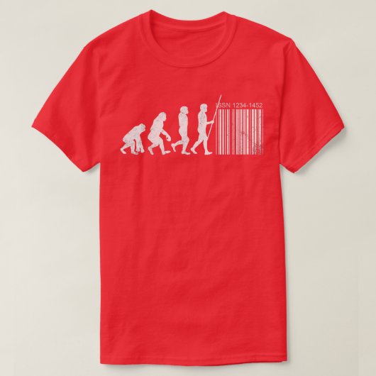Menselijke evolutie t-shirt (Design voorkant)