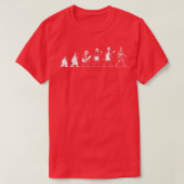 Menselijke evolutie t-shirt (Design voorkant)