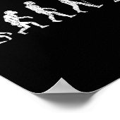 Menselijke evolutie Vrijheidsbeeld weerstaat haat Poster (Hoek)