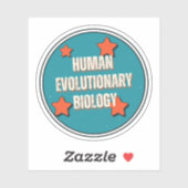 Menselijke Evolutionaire Biologie Sticker (Vel)
