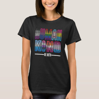 Menselijke geest Beide 2022 Lgbtq Ally Pride Rainb T-shirt