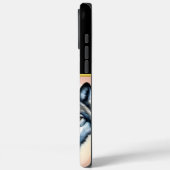 Menselijke geest ontmoet wolvenessentie harmonieus Case-Mate iPhone case (Achterkant / Links)