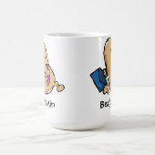 Menselijke gezondheid op het werk koffiemok (Center)