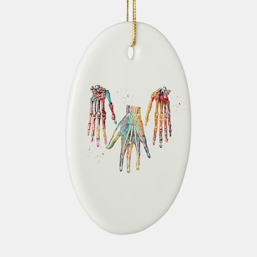 Menselijke hand keramisch ornament (Rechts)