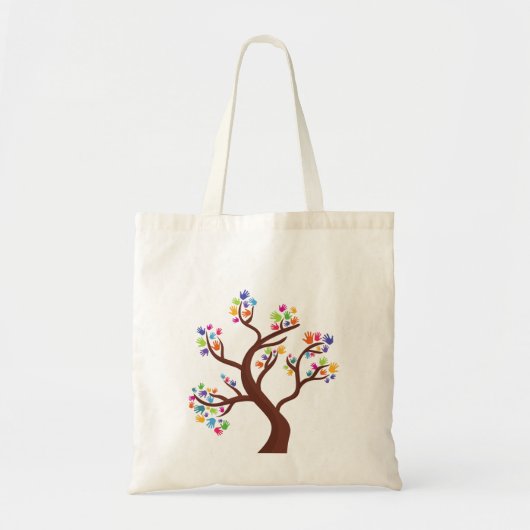 Menselijke handboom. tote bag (Voorkant)