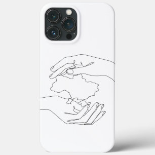Menselijke handen beschermen Oekraïne. Oekraïens Case-Mate iPhone Case