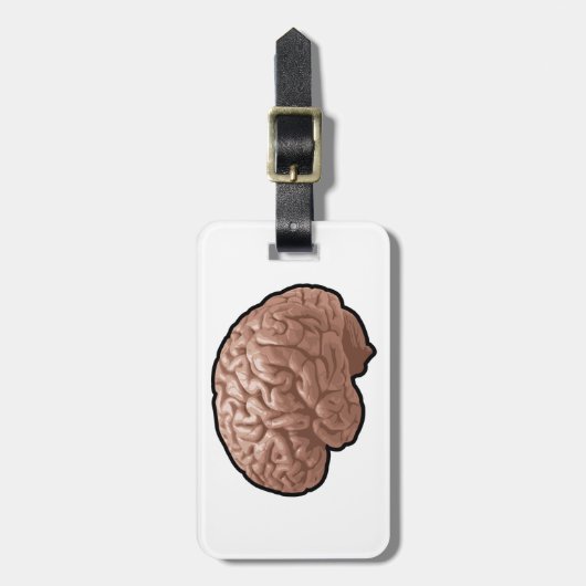 Menselijke Hersenen Bagagelabels (Voorkant verticaal)