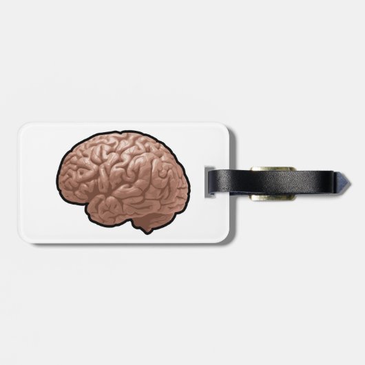 Menselijke Hersenen Bagagelabels (Achterkant horizontaal)