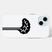 Menselijke Hersenen Pictogram iPhone 15 Hoesje (Achterkant (horizontaal))