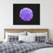 Menselijke huidkanker canvas afdruk (Insitu (Slaapkamer))