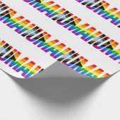Menselijke Inclusiviteit Pride Vlag Cadeaupapier (Hoek)