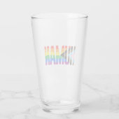 Menselijke Inclusiviteit Pride Vlag Glas (Achterkant)