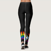 Menselijke Inclusiviteit Pride Vlag Leggings (Achterkant)