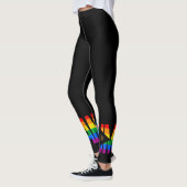 Menselijke Inclusiviteit Pride Vlag Leggings (Links)