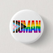 Menselijke Inclusiviteit Pride Vlag Ronde Button 3,2 Cm (Voorkant)