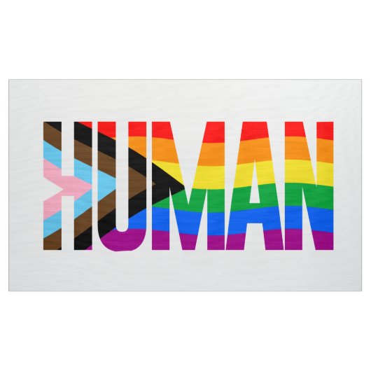 Menselijke Inclusiviteit Pride Vlag Stof (Yard (91,4 cm))