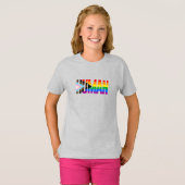 Menselijke Inclusiviteit Pride Vlag T-shirt (Voorkant volledig)