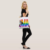 Menselijke Inclusiviteit Pride Vlag Tote Bag (Op model)