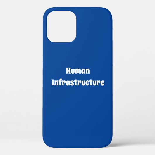 Menselijke infrastructuur Case-Mate iPhone case (Achterkant)