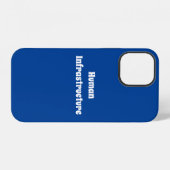 Menselijke infrastructuur iPhone hoesje (Achterkant horizontaal)