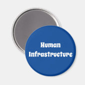 Menselijke infrastructuur magneet (Voorkant / Achterkant)
