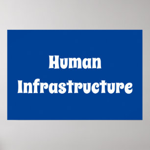 Menselijke infrastructuur poster