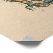 Menselijke interne arterieanatomie 1841 Afdruk Poster (Hoek)