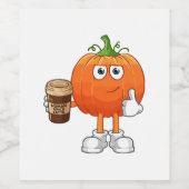 Menselijke kruiden latte wijn etiket (Enkel label)