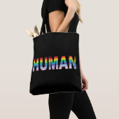 MENSELIJKE LGBTQIA Regenboogvlag, Pride Trendy Can Tote Bag (Dichtbij)