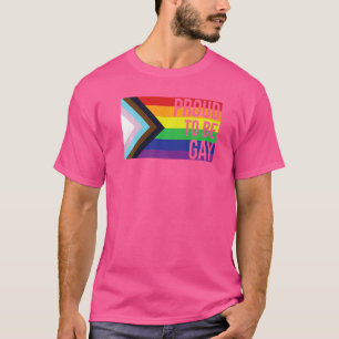 Menselijke LGBTQIA+ vlag LGBTQ+ vlag trots om Gay  T-shirt