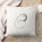 Menselijke man man hedendaagse kunst karakter kussen (Deken)