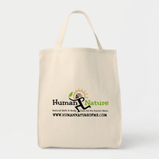 Menselijke Natuur Herbruikbaar Tas met Logo