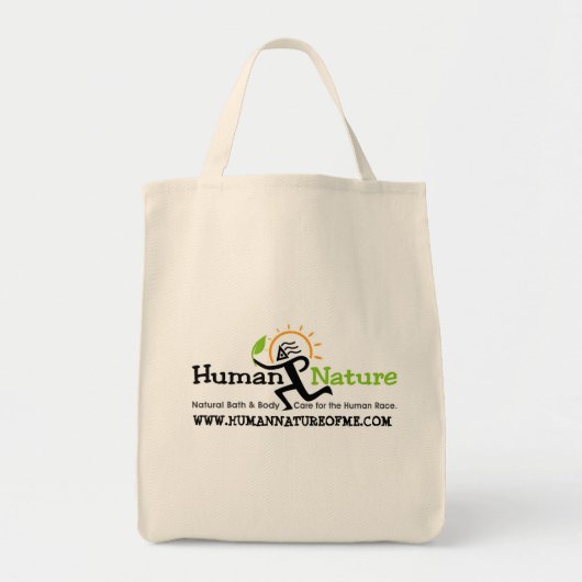 Menselijke Natuur Herbruikbaar Tas met Logo (Voorkant)