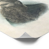 menselijke Natuur/Phrenologie-hoofdillustratie Poster (Hoek)