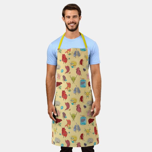 Menselijke organen schort (Gedragen)