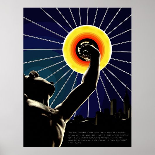 Menselijke prestaties poster (Voorkant)