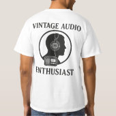 Menselijke Radio Hybride T-shirt (Achterkant)