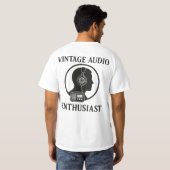 Menselijke Radio Hybride T-shirt (Achterkant volledig)