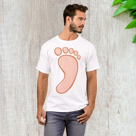 Menselijke Rechtervoet T-shirt