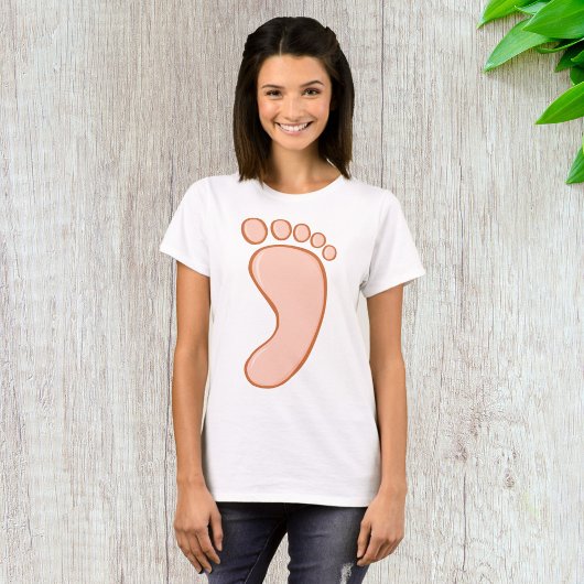Menselijke Rechtervoet T-shirt